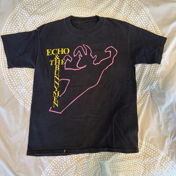Vintage 1988 Echo and the Bunnymen Tour T-Shirt, Size L